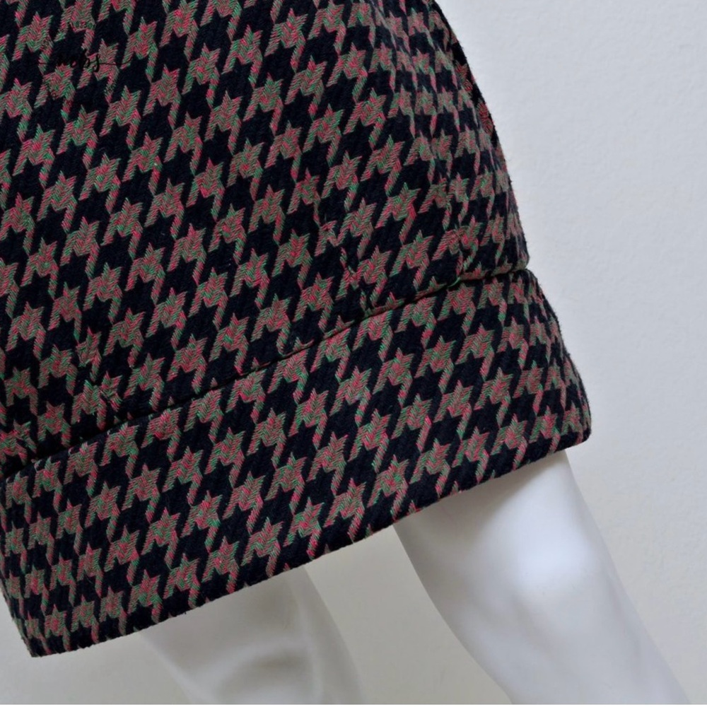 Beulah Multi Colored Sleeveless Houndstooth Tweed… - image 4
